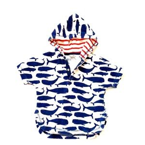 Baby Boden beach toweling coverup